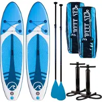 Deep Sea 2 X Sup Board Set Kajak Pro 300cm
