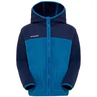 Mammut - Kid's Waymarker Midlayer Hooded Jacket - Fleecevest 104, blauw