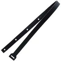 Richter Extension End Piece Verlengstuk voor Gitaarbanden Zwart 1761