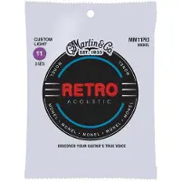 Martin Retro Custom Light 3-Pack Snaren voor akoestische gitaar