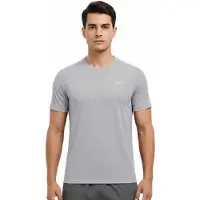 Newwood Dominic T-shirt Met Korte Mouwen Grijs M Man