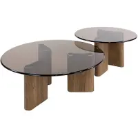 AnLi Style Salontafel Tinto rond set/2