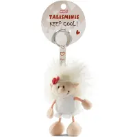 Nici Sleutelhanger Talisman Engel 7cm, Wit