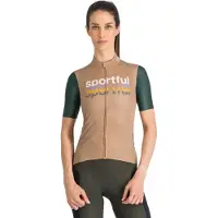 Sportful - Women's Supergiara Logo 2 Jersey - Fietsshirt L, beige