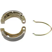 EBC Plain Series Organic H338 Front Brake Shoe Zilver