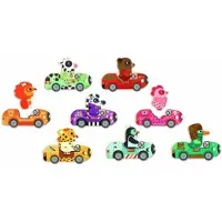 Djeco Bolidanimo - 8 puzzeltjes van 2 stukjes