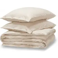 Yumeko Dekbedovertrek set Jersey Katoen 240x220 Wit - Eco, Bio & Fairtrade