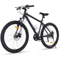 RCB GK2 26 inch Fiets voor Tieners – 21 Versnellingen – Licht Aluminium Frame –Roetzwart