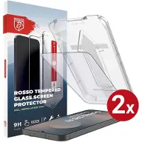 Rosso Screenprotector Geschikt voor Samsung Galaxy S25 FE | 9H Tempered Glass | Beschermglas | Glasplaatje | Case Friendly | Installatietray | Geen luchtbellen & stof | Eenvoudige montage | 2-Pack
