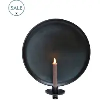 Vase the World Wandkandelaar Jovita - Zwart - Black - L35 x B11 x H39 cm
