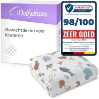 Nivion - Verzwaringsdeken kind - 104x150cm - 3,2 kg - Ocean - Katoen - weighted blanket