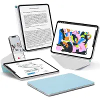 MOFT Hoes Geschikt voor iPad Pro 13 (2024/2025) - Dynamic Folio Book Case - Magnetische Beschermhoes met Standaard - 20+ Kijkhoeken - MOVAS Vegan Leer - Sleep/Wake - Lichtblauw