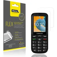 Dipos – 2x Beschermfolie geschikt voor Logicom Posh XL | 3D Full Cover Screenprotector | 100% Passend