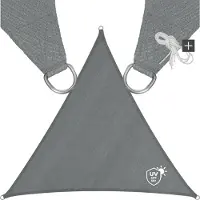TecTake - Driehoekig zonneluifel van polyethyleen, variant 2 300 x 300 x 300 cm SKU: 403889