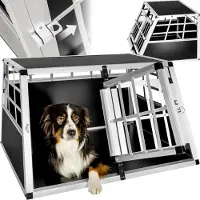 TecTake Autobench - Hondenbench - 89 x 69 x 50 cm