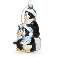 Décoris Pinguïn kerst ornament | (Glas)