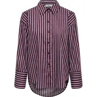 JDY Blouse 'JDYSerena' bordeaux / wit