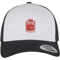 Mister tee Pet oranje / zwart / zilver / natuurwit