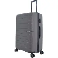Saxoline – Fiesta | Harde Koffer / Valies /Reiskoffer – Large (95L) – Grijs - Grijs / Large