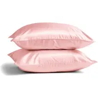 Silk Heaven 2x Zijden Kussensloop 50x70cm Roze Hotelsluiting 19 Momme - Kussensloop set - Luxe Silk Kussensloop 100% moerbei zijde - Zijde kussensloop - - 50x70cm / Hotelsluiting