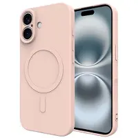 Just in Case MagSafe Hoes - - iPhone 17 - Zachte TPU - Schermbescherming - Roze