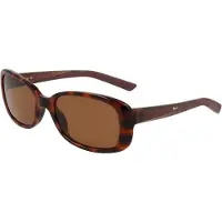 Nike Unisex ovale plastic zonnebril voor volwassenen (Bruin)