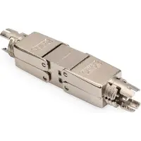 Digitus RJ45-koppeling Netwerk Adapter CAT 6a (losse kabel CAT 7), CAT 6A, CAT 6 [1x LSA - 1x LSA] Zilver