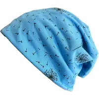 Kumixi Muts 'Slouch Beanie' lichtblauw
