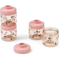 Liewood Voorraaddozen 'Dominique 100ml' cappuccino / spar / poederroze / oudroze