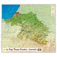Georelief Pays basque