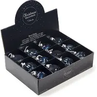 Décoris Kerstballen set | | Ø 10 cm | 12 stuks (Blauw)