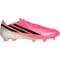 Adidas F50 Hyperfast Pro Gras Voetbalschoenen (FG) Felroze Zwart Goud Wit