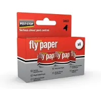 Pest stop Vliegenvanger plakstrip - (4 stuks)
