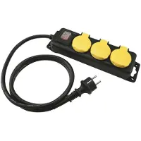 Eurolite IP44 3 Gang Extension Lead 1.5m