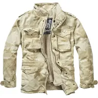 Brandit Tussenjas 'Giant' beige / sand / donkerbeige