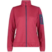 CMP - Women's Jacket Jacquard Double Knitted - Fleecevest 46, rood