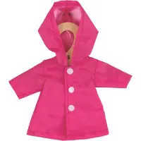 Bigjigs Toys Bgjigs Poppenkleertjes regenjas voor een pop van 25 cm