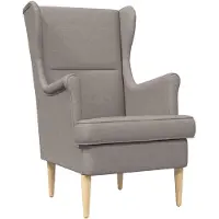 vidaXL Fauteuil Taupe Stof
