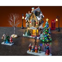 Lemax Tannenbaum Christmas Shoppe Set 13x47x29 cm Kerstdorp