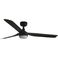 Faro Punt M (Ø130cm) Plafondventilator Black | LED
