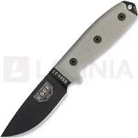 ESEE Model 3 survivalmes 3MIL-P-B zwarte schede + riemclip en MOLLE-back