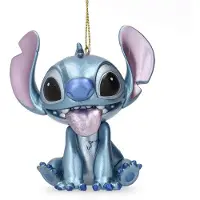 Disney Kerst Ornament Lilo & Stitch Stitch Metallic Blauw 8,5 X 5 X 9 Cm