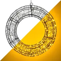 PerfectLED Kerstkrans | | Ø 38 cm (350 leds, Timer, Binnen/Buiten)