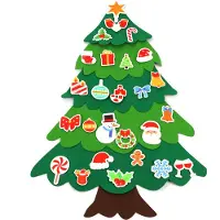 Décoris Aftelkalender kerstboom | | 103 x 70 cm | 26-delig