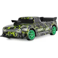 Amewi 1:24 RC auto Elektro Drift RC-Modell Groen 4WD RTR 2,4 GHz