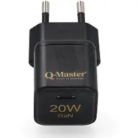 Q-Master GaN Mini snellader | | 20W (USB C, Zwart)