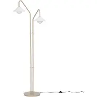 Hubsch Vloerlampe , Beige, Woonkamer, Metaal