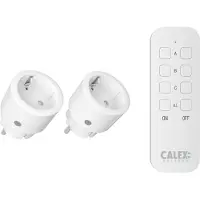 Calex Indoor Remote Control Set 1 remote 2 sockets 10A,2300W