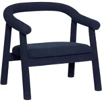 Hubsch Ouli loungestoel donkerblauw