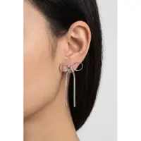 Purelei Bow Ohrringe Silver Maat: OS | Oorbellen Outlet | Dames | Grijs
